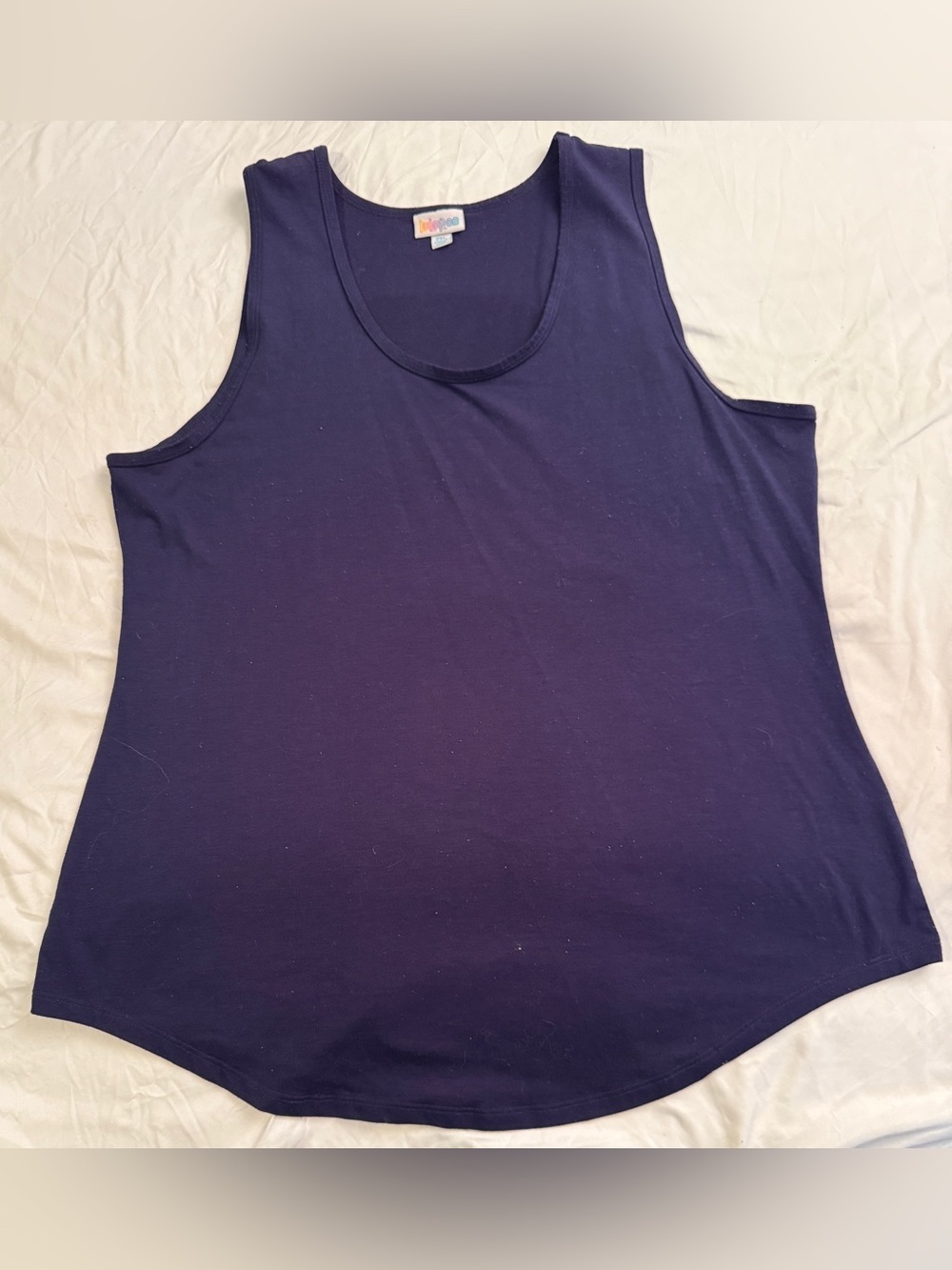 Lularoe tank top Classic Navy Sleeveless Tank Top - Women's